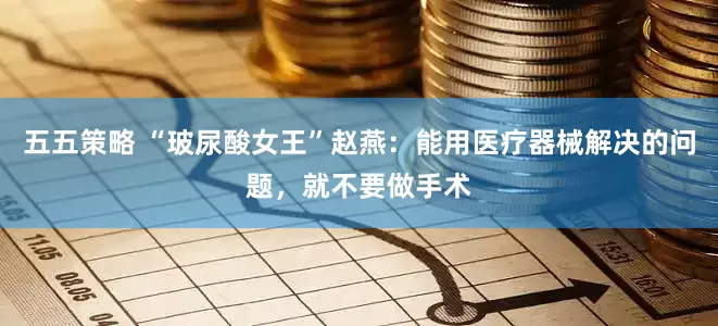 五五策略 “玻尿酸女王”赵燕：能用医疗器械解决的问题，就不要做手术